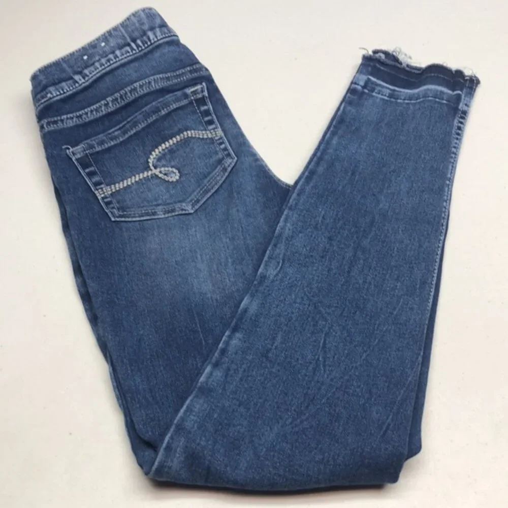 GIRLS JUSTICE MID-RISE LEGGING JEANS (GIRLS) 14x28⭐️